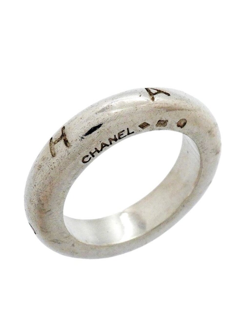 Chanel Ring Logo 925 Sterling Silver